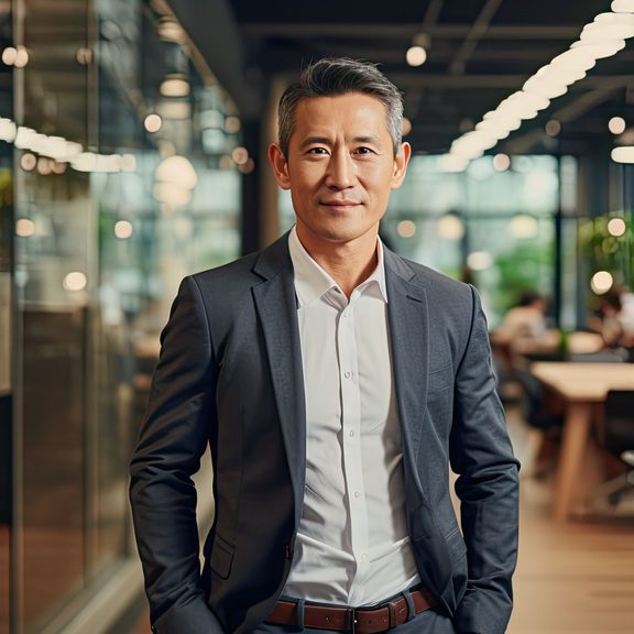 Business man in an office