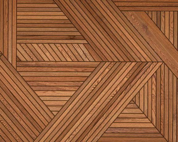 Wooded slats creating a pattern