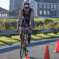Photo of a person on a bicycle
