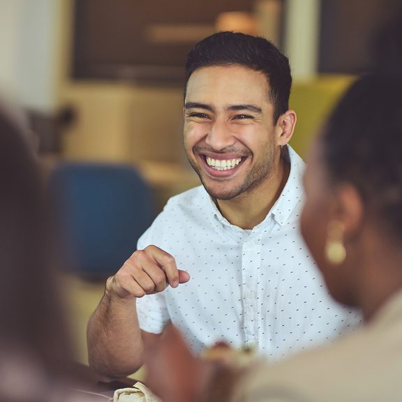 Young Man Smiling